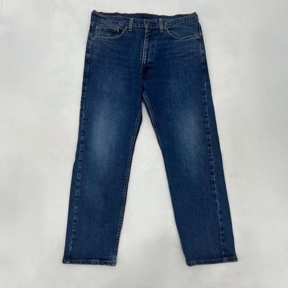 Levi's Other - Levi Strauss Co. 505 Mens 36x29 Straight Leg‎ Ankle Jeans Blue Denim 5-Pocket